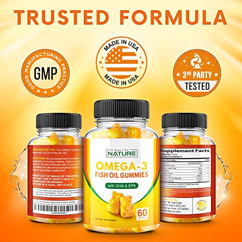 Foto 6 pulgar | Gomitas De Aceite De Pescado Omega 3 De Supplement Built By Nature 60 Unidades - Venta Internacional.