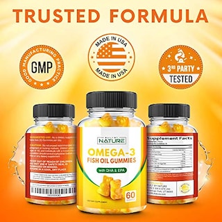 Foto 5 | Gomitas De Aceite De Pescado Omega 3 De Supplement Built By Nature 60 Unidades - Venta Internacional.