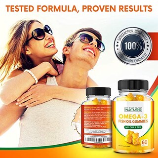 Foto 7 | Gomitas De Aceite De Pescado Omega 3 De Supplement Built By Nature 60 Unidades - Venta Internacional.