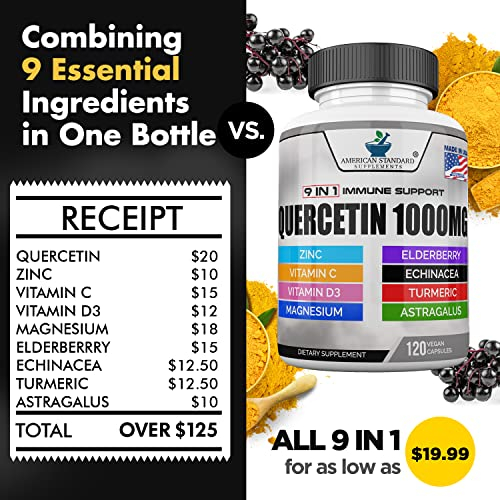 Foto 4 pulgar | Suplemento American Standard Supplements Immune Support 120  - Venta Internacional.