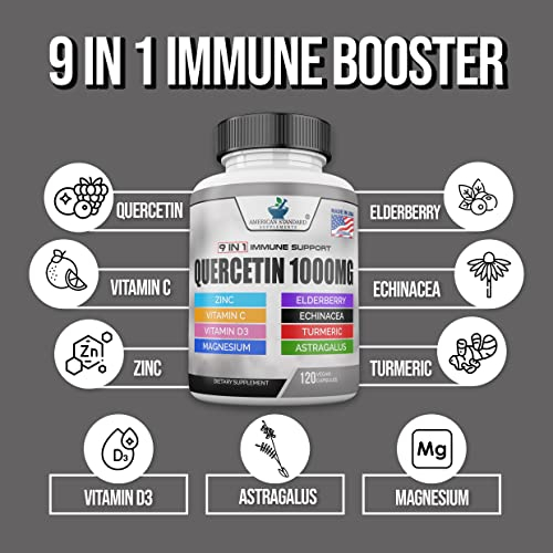 Foto 5 pulgar | Suplemento American Standard Supplements Immune Support 120  - Venta Internacional.
