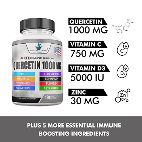 Foto 6 pulgar | Suplemento American Standard Supplements Immune Support 120  - Venta Internacional.
