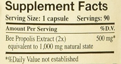 Foto 2 | Suplemento Ys Eco Bee Farms De Propóleo Crudo Sin Procesar De 1000 Mg - Venta Internacional.