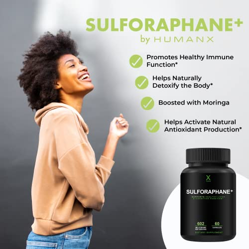 Foto 4 pulgar | Suplemento Humanx Sulforaphane+ 602 Mg Con Brócoli Y Moringa - Venta Internacional.
