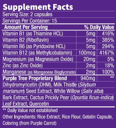 Foto 5 pulgar | Píldoras De Vitaminas Purple Tree Celebration Rapid Hydration, 30 Cápsulas - Venta Internacional.