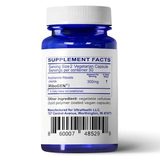 Foto 2 | Suplemento Ultrahealth De Ribósido De Nicotinamida (nr) De 300 Mg - Venta Internacional.