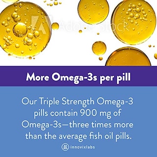 Foto 6 | Suplemento Innovixlabs De Aceite De Pescado Omega-3 De Triple Concentración 200 - Venta Internacional.
