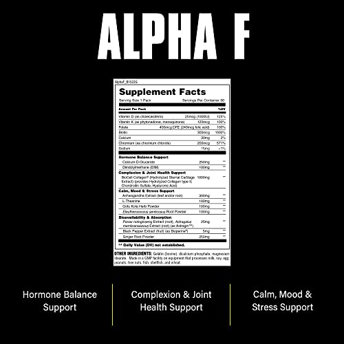 Foto 4 pulgar | Suplemento Animal Alpha F: Fórmula Integral Para Mujeres - Venta Internacional.
