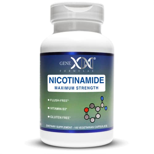 Foto 2 pulgar | Suplemento Genex De Nicotinamida 500 Mg 100 Cápsulas De Vitamina B3 - Venta Internacional.