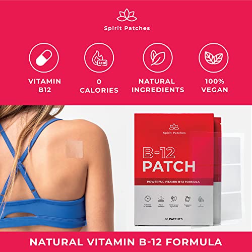 Foto 2 | Energy Patches Spirit Patches B12 Con Té Verde Y Vitamina C 36 - Venta Internacional.