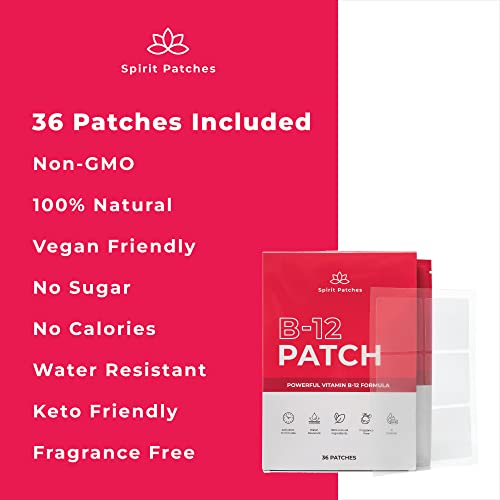 Foto 5 | Energy Patches Spirit Patches B12 Con Té Verde Y Vitamina C 36 - Venta Internacional.