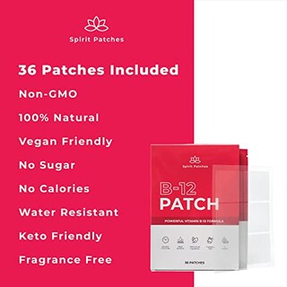 Foto 5 | Energy Patches Spirit Patches B12 Con Té Verde Y Vitamina C 36 - Venta Internacional.