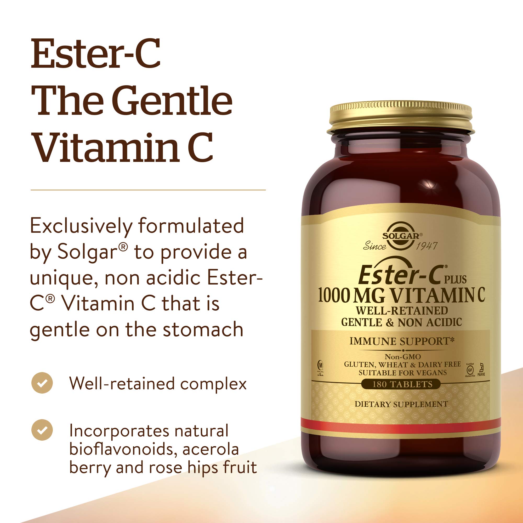 Foto 4 pulgar | Complejo De Ascorbato Solgar Ester-c Plus De 1000 Mg De Vitamina C - Venta Internacional.