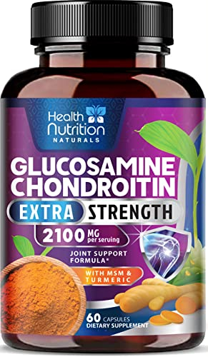 Foto 2 pulgar | Suplemento Health Nutrition Naturals: Glucosamina Y Condroitina - Venta Internacional.