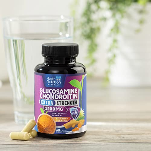 Foto 7 pulgar | Suplemento Health Nutrition Naturals: Glucosamina Y Condroitina - Venta Internacional.