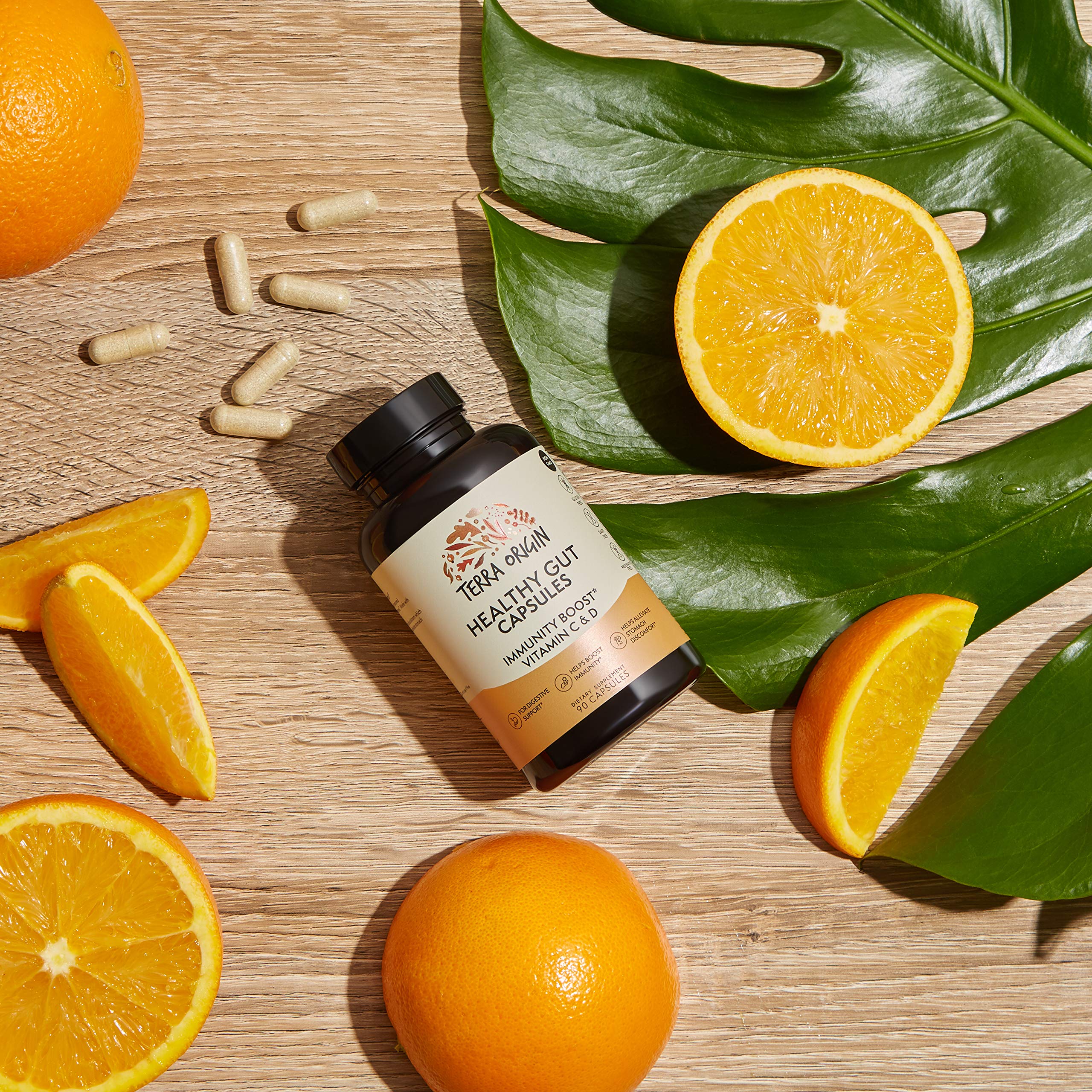 Foto 6 | Complemente Las Cápsulas Healthy Gut De Terra Origin Con Immunity Boo - Venta Internacional.