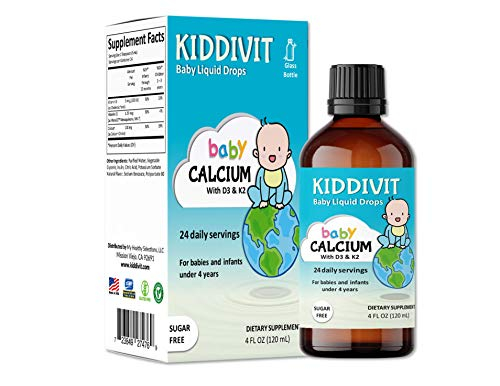 Suplemento Kiddivit Baby Calcium Con Vitamina D3 Y K2 120 Ml - Venta Internacional.
