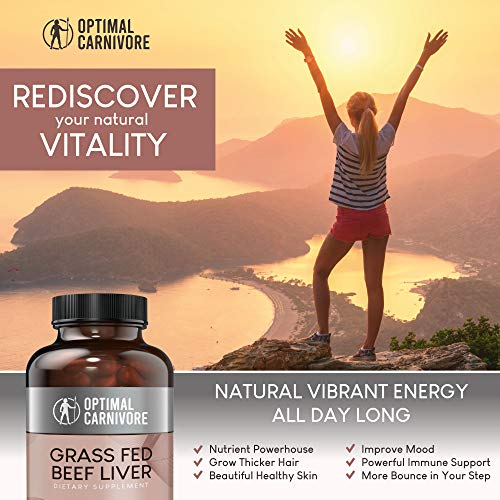 Foto 3 | Cápsulas Supplement Optimal Carnivore Beef Hígado, 180 Píldoras - Venta Internacional.