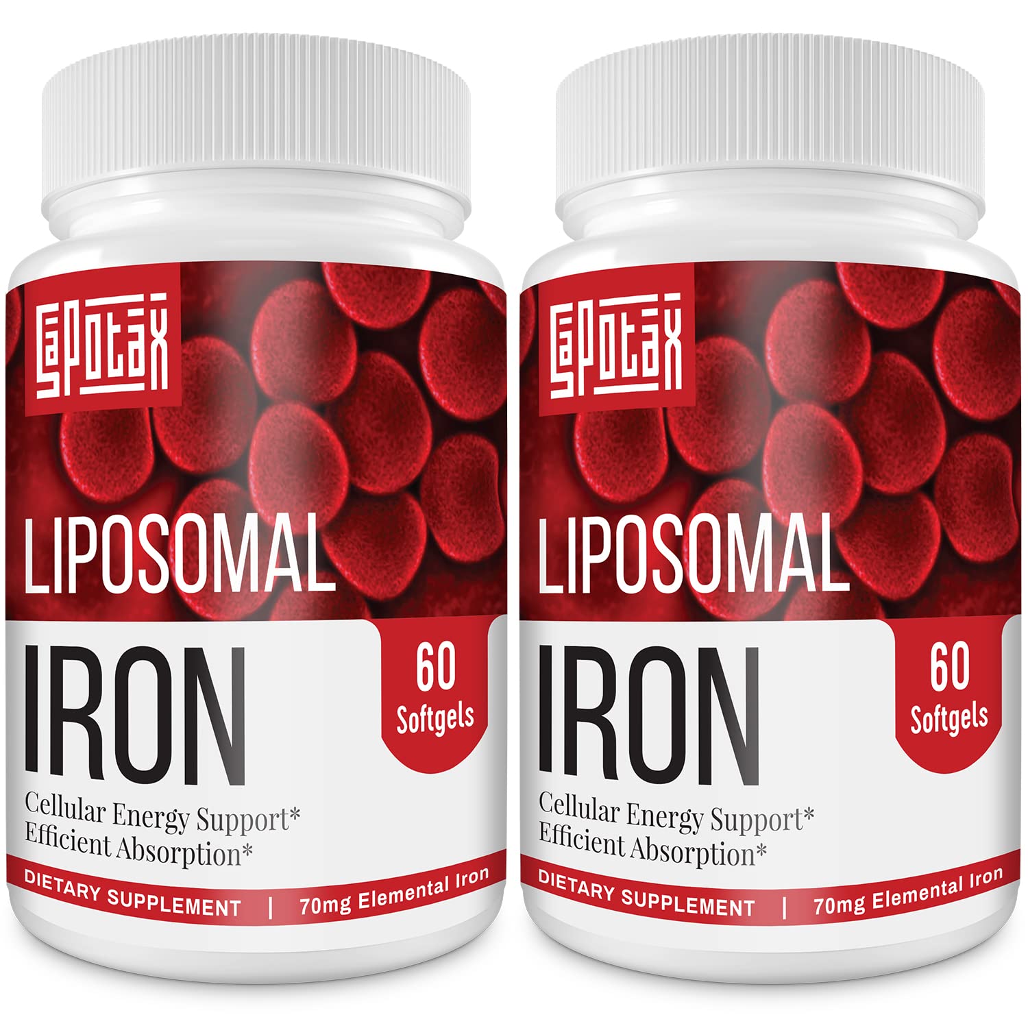 Foto 2 pulgar | Suplemento De Hierro Sapotax Liposomal Iron 70 Mg Con Ácido Fólico - Venta Internacional.