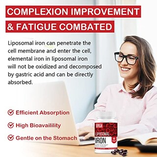 Foto 6 | Suplemento De Hierro Sapotax Liposomal Iron 70 Mg Con Ácido Fólico - Venta Internacional.