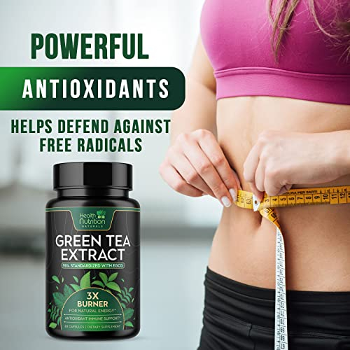 Foto 8 pulgar | Extracto De Té Verde De Supplement Health Nutrition Naturals 60 Ca - Venta Internacional.