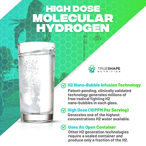 Foto 8 pulgar | Suplemento Trueshape Nutrition Essential H2 Fizzy Hydrogen - Venta Internacional.