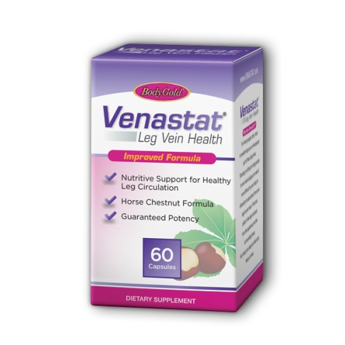 Foto 2 pulgar | Cápsulas Supplement Body Gold Venastat Leg Vein Health 60x4 - Venta Internacional.