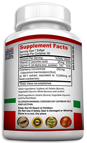 Foto 4 pulgar | Suplemento Concentrado De Arándanos Pure Healthland 12600 Mg - Venta Internacional.