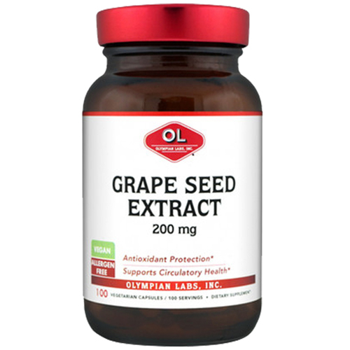 Suplemento De Extracto De Semilla De Uva Olympian Labs 100 Cápsulas - Venta Internacional.