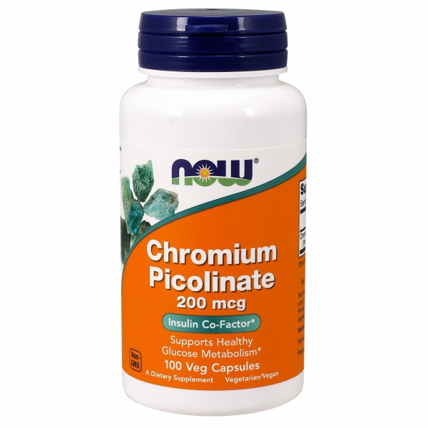Picolinato De Cromo Supplement Now Foods, 100 Cápsulas (paquete De 4) - Venta Internacional.