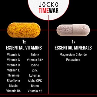 Foto 4 | Suplemento Multivitamínico Jocko Fuel Timewar Para Un Envejecimiento Saludable - Venta Internacional.