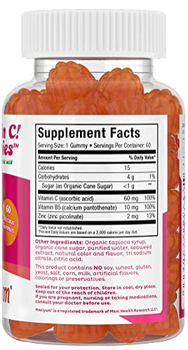 Foto 6 pulgar | Gomitas De Vitamina C Maxi-health C-licious Con 60 Gomitas De Zinc - Venta Internacional.