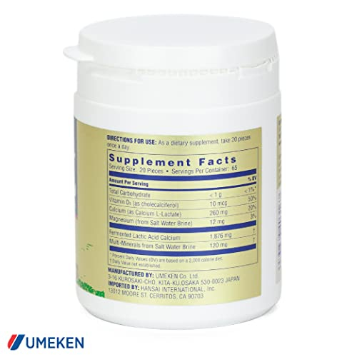 Foto 7 pulgar | Suplemento Umeken Mineral L-cal Con Magnesio Y Vitamina D3 - Venta Internacional.
