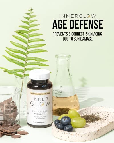 Foto 3 pulgar | Complementa El Poder Antioxidante De Las Vitaminas Age Defense De Inner Glow - Venta Internacional.