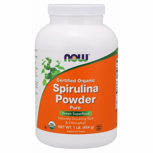 Foto 2 pulgar | Espirulina Orgánica En Polvo Supplement Now Foods, 454 G (paquete De  - Venta Internacional.