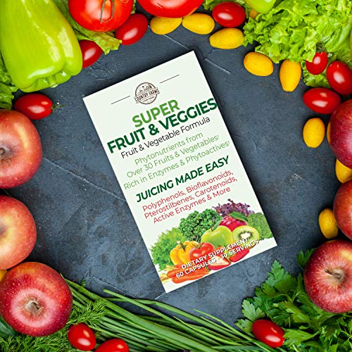 Foto 3 pulgar | Suplemento Country Farms Super Fruit And Veggies 60 Cápsulas - Venta Internacional.