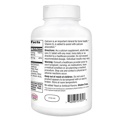 Foto 6 pulgar | Suplemento 21st Century Calcium Plus D 600 Mg 400 Comprimidos - Venta Internacional.
