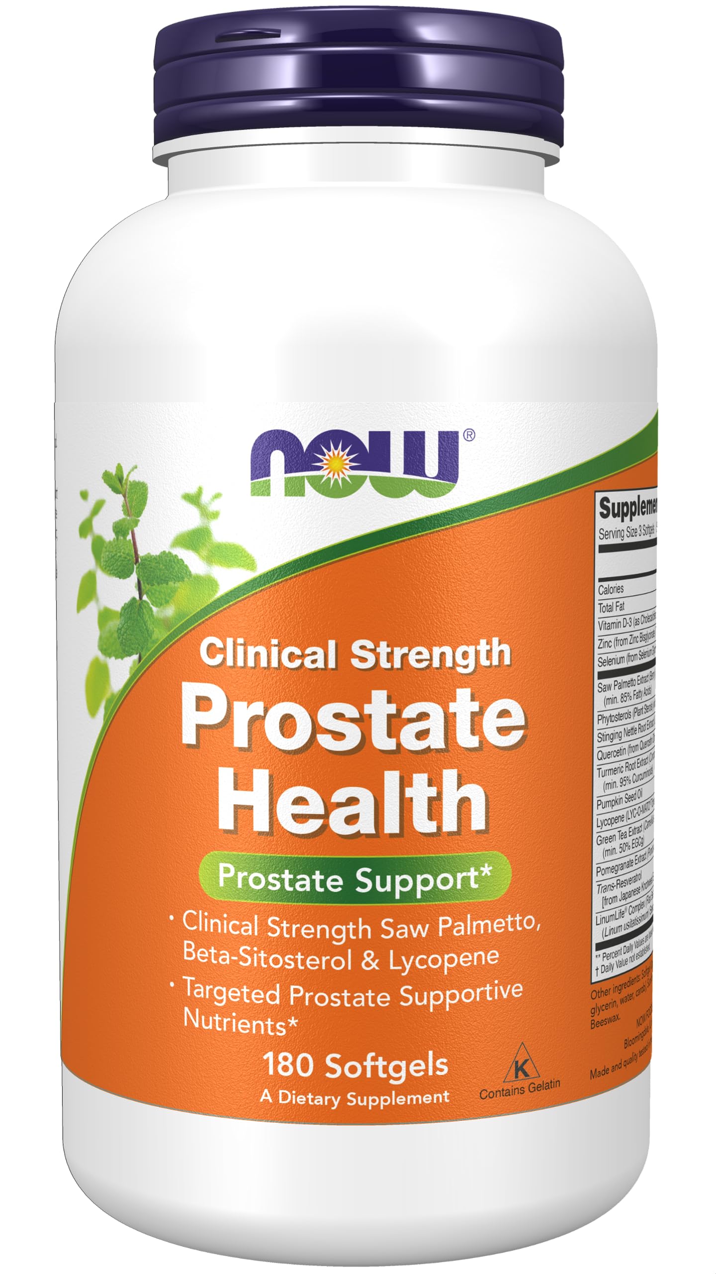 Foto 2 pulgar | Suplementos Now Prostate Health Clinical Strength 180 Softges - Venta Internacional.