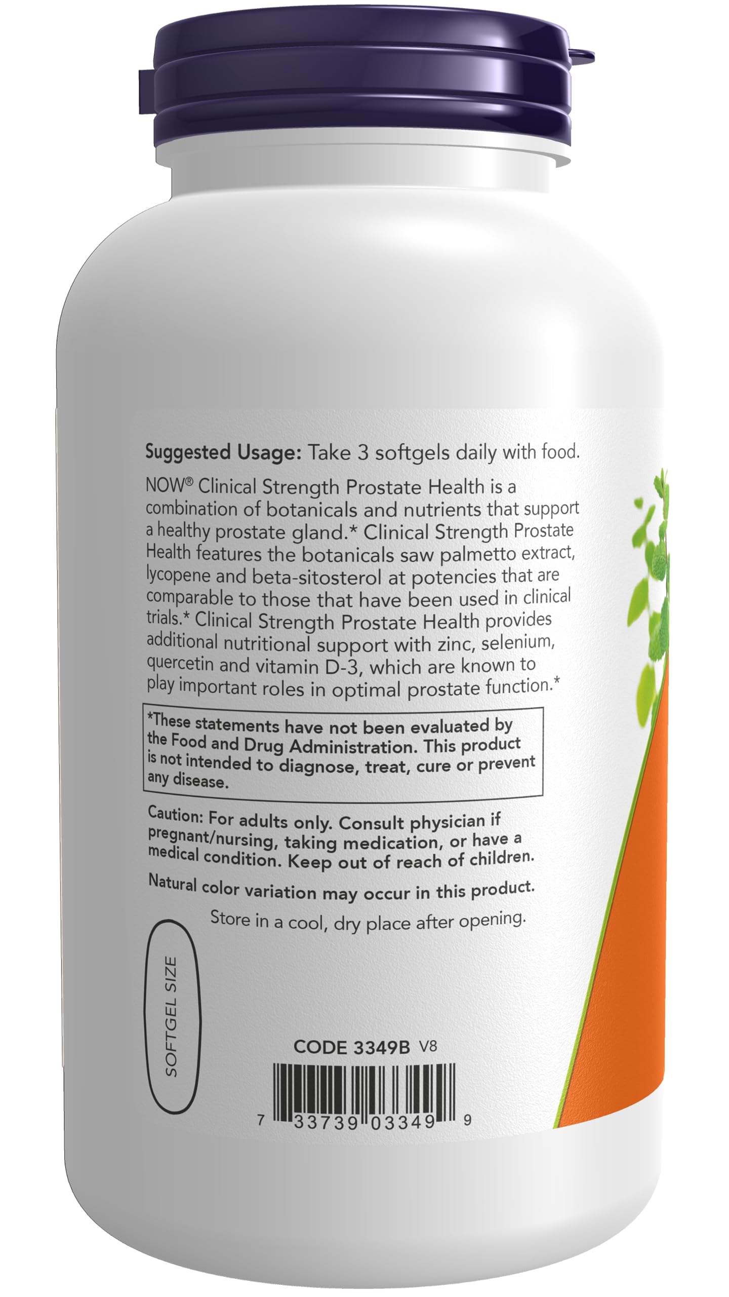 Foto 4 pulgar | Suplementos Now Prostate Health Clinical Strength 180 Softges - Venta Internacional.