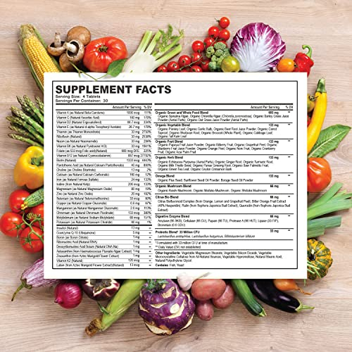Foto 3 pulgar | Multivitamínico Wholesome Wellness Whole Food Para Hombres, 120 Mesas - Venta Internacional.