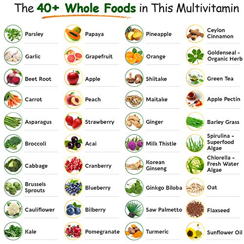 Foto 6 | Multivitamínico Wholesome Wellness Whole Food Para Hombres, 120 Mesas - Venta Internacional.