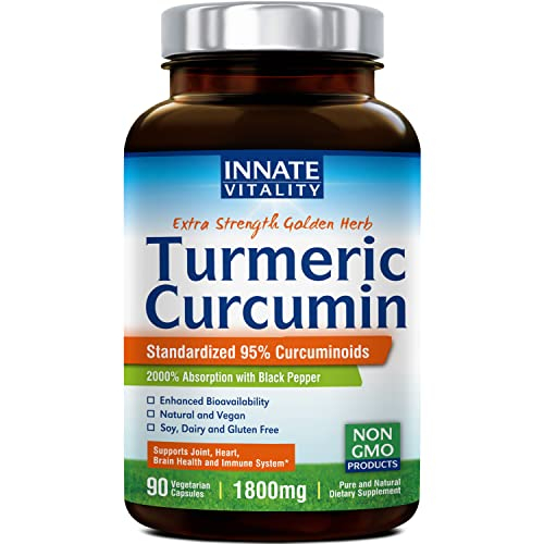 Foto 2 pulgar | Suplemento Innate Vitality, Cúrcuma Y Curcumina, 1800 Mg, 90 Cápsulas - Venta Internacional.