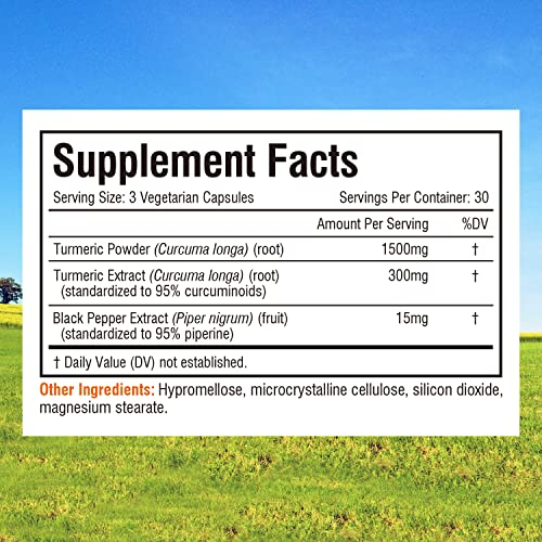 Foto 3 pulgar | Suplemento Innate Vitality, Cúrcuma Y Curcumina, 1800 Mg, 90 Cápsulas - Venta Internacional.