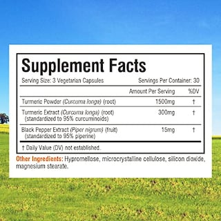 Foto 2 | Suplemento Innate Vitality, Cúrcuma Y Curcumina, 1800 Mg, 90 Cápsulas - Venta Internacional.