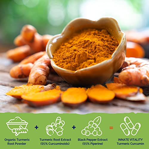 Foto 4 pulgar | Suplemento Innate Vitality, Cúrcuma Y Curcumina, 1800 Mg, 90 Cápsulas - Venta Internacional.