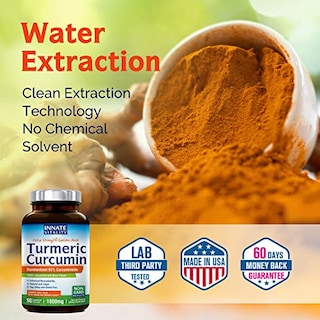 Foto 5 | Suplemento Innate Vitality, Cúrcuma Y Curcumina, 1800 Mg, 90 Cápsulas - Venta Internacional.