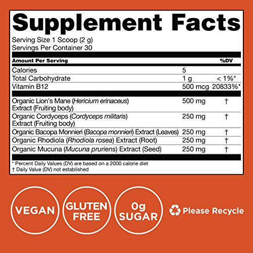 Foto 7 | Suplemento Four Sigmatic Focus Blend, 8 Superalimentos, 30 Porciones - Venta Internacional.