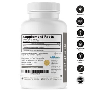 Foto 2 | Suplemento Pure Therapro Rx Bio Boron 10 Mg 90 Cápsulas Vegetarianas - Venta Internacional.