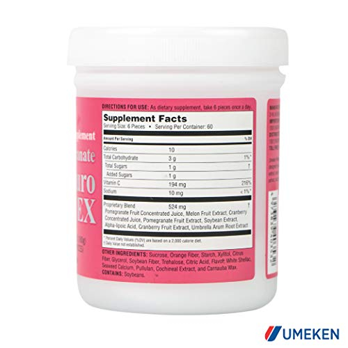 Foto 2 | Suplemento Umeken Con Extracto De Granada Zakuro Balls, 360 Unidades - Venta Internacional.