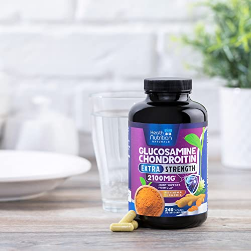 Foto 7 pulgar | Suplemento Health Nutrition Naturals: Glucosamina Y Condroitina - Venta Internacional.